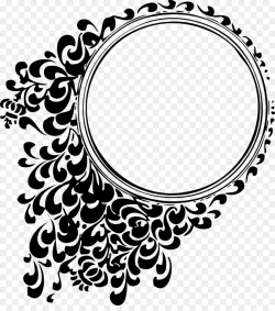 Black And White Flower clipart - Circle, Flower, transparent ...