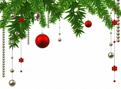 Hanging Christmas Ornaments Clipart – Merry Christmas And Happy New ...