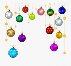 Balls Christmas Ornaments Clip Art Transparent , Png ...