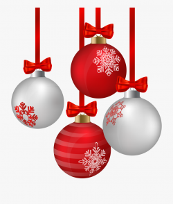 Christmas Ornaments Clip Art - Red White Christmas ...
