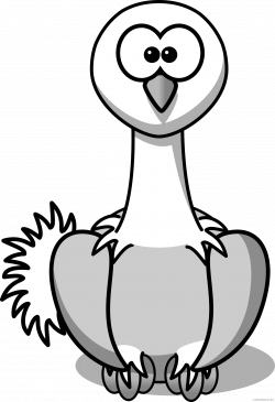 Ostrich Clipart - ClipartBlack.com