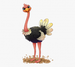 This Cute Adorable Ostrich Clip Art Is Free For Personal ...