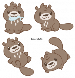 Chibi Giant River Otter by Daieny.deviantart.com on @DeviantArt ...