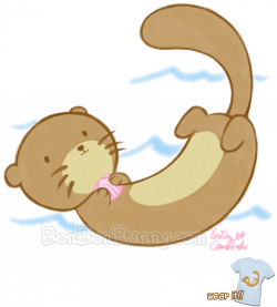 28+ Collection of Otter Drawings Cute | High quality, free cliparts ...