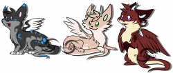 Otter Dragon Adopts-CLOSED:. by FlamesVoices on DeviantArt