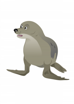 Clipart - Grey Seal