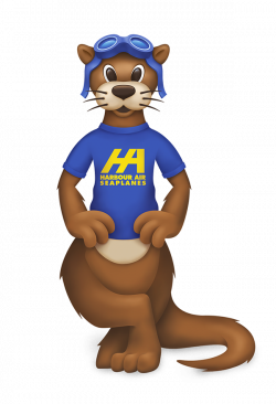Character - Harbour Air's Mascot Turbo the Otter on Pantone Canvas ...