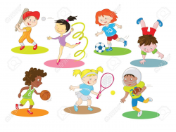 Stock Vector | English in 2019 | Art for kids, Sports clips ...