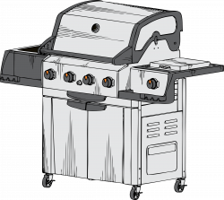 Clipart - barbeque grill
