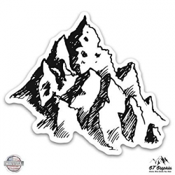 Mountains Adventure - Vinyl Sticker Waterproof Decal
