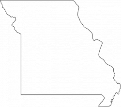 missouri outline map | coloring pages | Pinterest | Outlines ...
