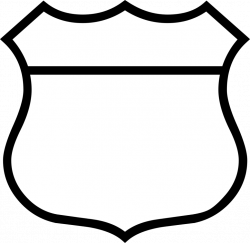 Police Badge Outline - imagenesanimadas.co
