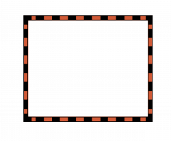 Clipart - worldlabel.com border orange Black 4x3.3