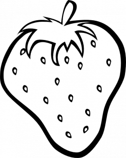 Simple Fruit Strawberry Clipart | i2Clipart - Royalty Free Public ...
