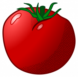 Clipart - tomato - coloured