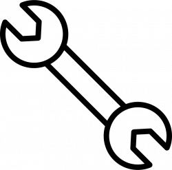 Double Wrench Outline Svg Png Icon Free Download (#14836 ...