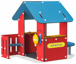 Red House | Playhouses | Red House from KOMPAN