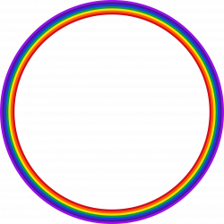 Clipart - Rainbow Circle 2