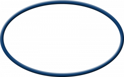 Oval Dimension Blue Border - UnitedGear
