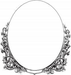 Royalty Free Images - Ornate Oval Frame Border | Oh So Nifty Vintage ...