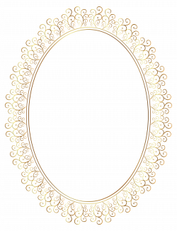 Oval Frame Transparent Clip Art Image | Gallery Yopriceville - High ...