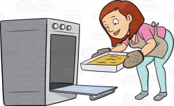 Cake In The Oven Clipart