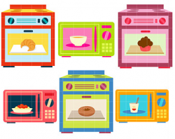 Cute oven clipart outline - Clip Art Library