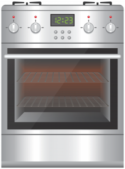Gas Cooker With Oven PNG Clip Art - Best WEB Clipart