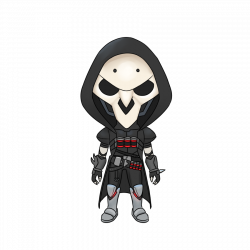 Finally finished my chibi reaper : Overwatch
