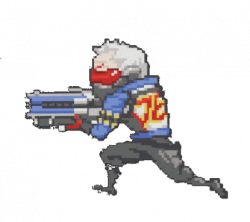 Image - Soldier 76 Spray - Pixel.png | Overwatch Wiki | FANDOM ...