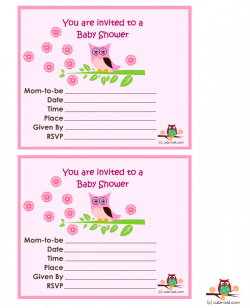 free clipart for baby shower invitations - Clipground