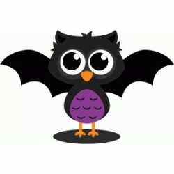 Bat owl | the zoo | Halloween owl, Owl clip art, Halloween ...