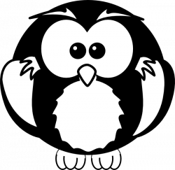 Black And White Owl Clip Art at Clker.com - vector clip art online ...