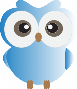 28+ Collection of Cute Blue Owl Clipart | High quality, free ...