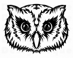 Owl Face SVG, Owl Svg, Owl Head Svg, Owl Clipart, Owl Files for Cricut, Owl  Cut Files For Silhouette, Owl Dxf, Owl Png, Owl Eps, Owl Vector