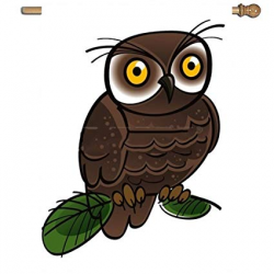 Amazon.com : XASFF House Flag Night Owl Clipart Home or ...