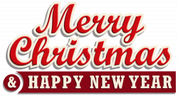 Merry Christmas And Happy New Year Clip Art – Merry Christmas And ...