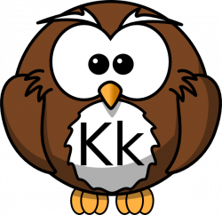 Kk Owl Clip Art at Clker.com - vector clip art online, royalty free ...