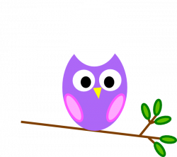 Purple Owl Clip Art at Clker.com - vector clip art online, royalty ...