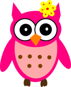 Baby Girl Owl With Bow Clip Art at Clker.com - vector clip ...