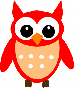 Red Hoot Owl Clip Art at Clker.com - vector clip art online ...