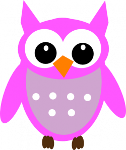 Pink Hoot Owl Clip Art at Clker.com - vector clip art online ...