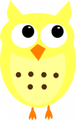 Yellow Owl No Branch Clip Art at Clker.com - vector clip art ...