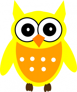 Yellow Owl Clip Art at Clker.com - vector clip art online ...