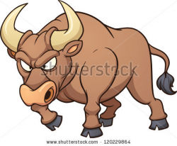 Angry Bull Clipart - Clip Art Bay