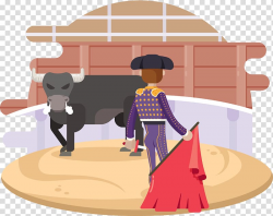 Cattle Spanish-style bullfighting Illustration, Computer ...