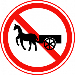 File:Korean Traffic sign (No Thoroughfare for Oxcarts and Horse ...