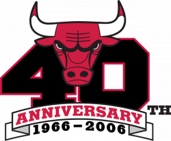 Chicago Bulls Anniversary Logo - National Basketball Association ...