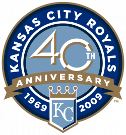Kansas City Royals Anniversary Logo (2009) - Royals' 40th ...