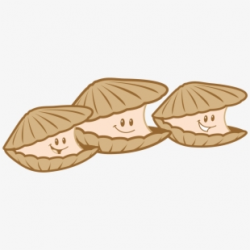 Clams Clipart Happy Clam Pencil And In Color Clams - Happy ...